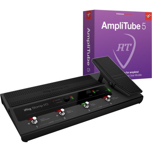 IK Multimedia iRig Stomp I/O + AmpliTube 5 Bundle