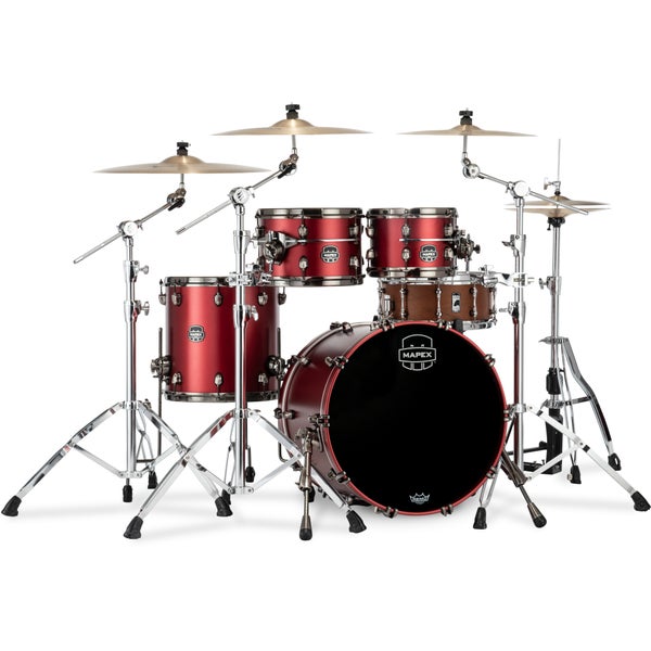Mapex SE504XBBPA Saturn Evolution Birch Fusion Tuscan Red 4-Piece Shell Set