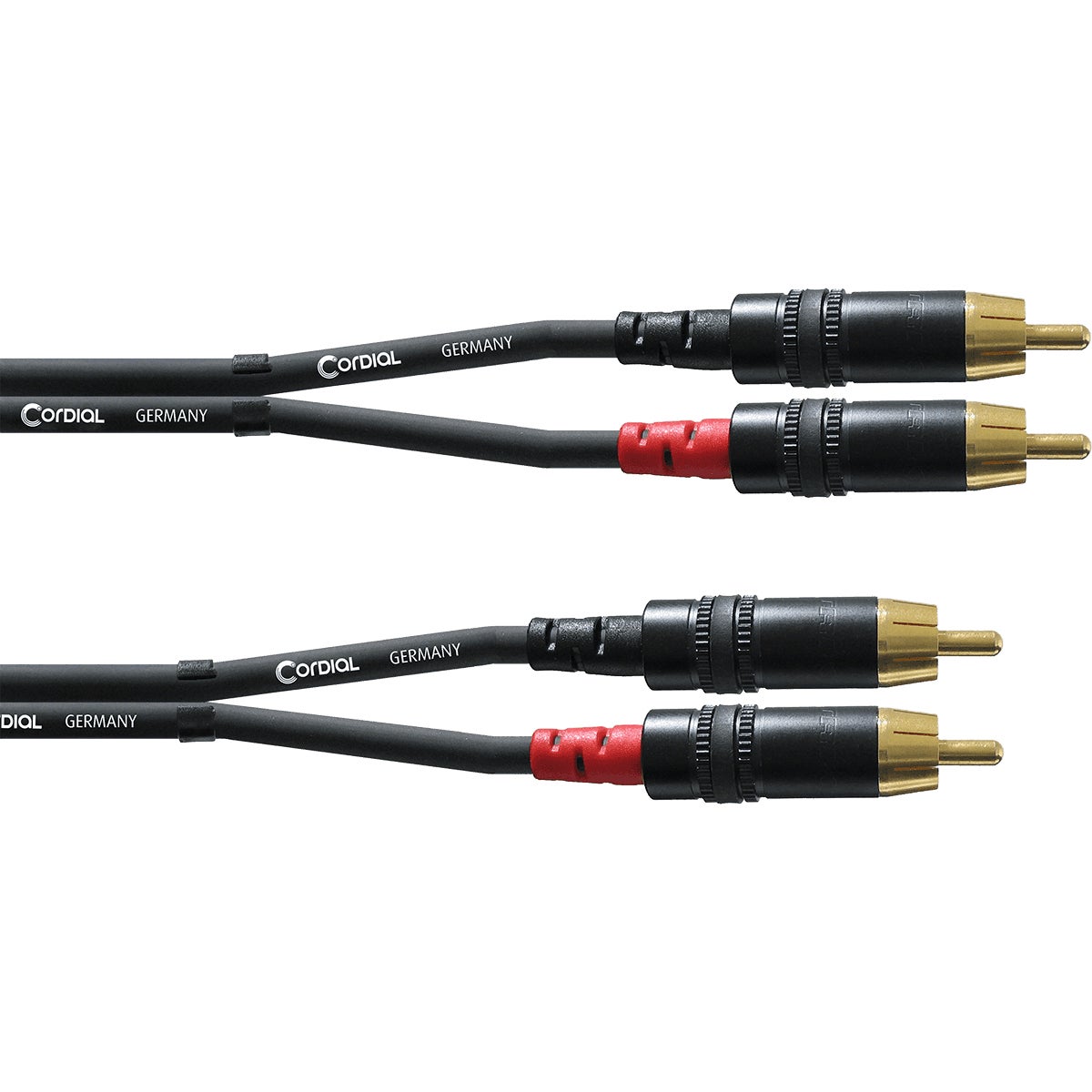 Cordial CFU 3 CC, 2 x RCA, Männlich, 2 x RCA, Männlich, 3 m, Schwarz - Bild 3