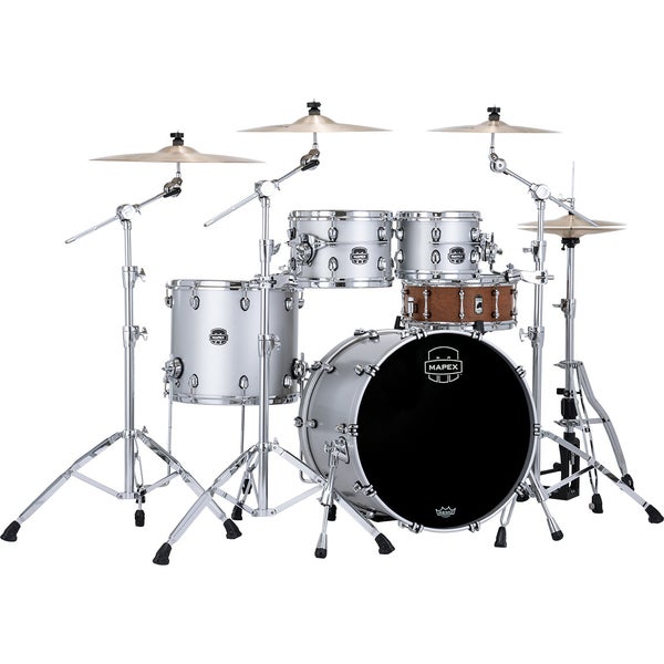 Mapex SE529XEM Saturn Evolution Maple Classic Iridium Silver 4-Piece Shell Set