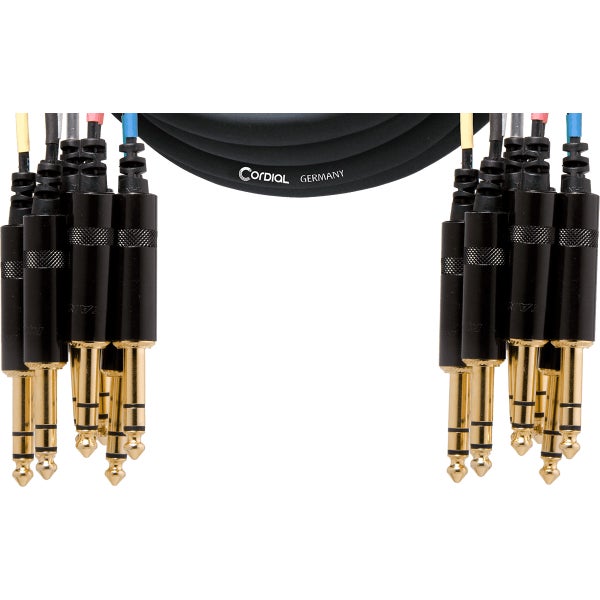 Cordial CML8-0VV5C Intro Multi-Cable 8-Way TRS Jack Cable, 5m