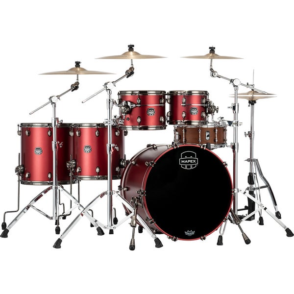Mapex SE628XM Saturn Evolution Maple Stage+ Tuscan Red 5-Piece Shell Set