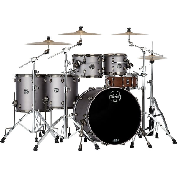 Mapex SE628XM Saturn Evolution Maple Stage+ Gun Metal Grey 5-Piece Shell Set