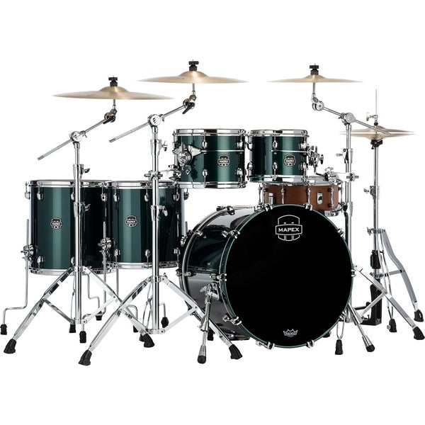 Mapex SE628XM Saturn Evolution Maple Stage+ Brunswick Green 5-Piece Shell Set