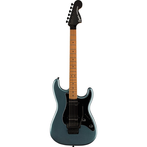 Squier Contemporary Stratocaster HH FR Gun Metal Metallic Electric Guitar