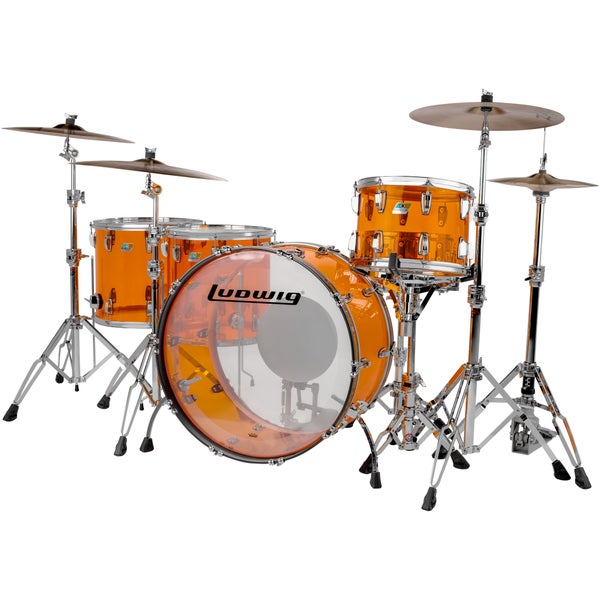 Ludwig L8264LX47 Vistalite Amber shell set de 5 piezas