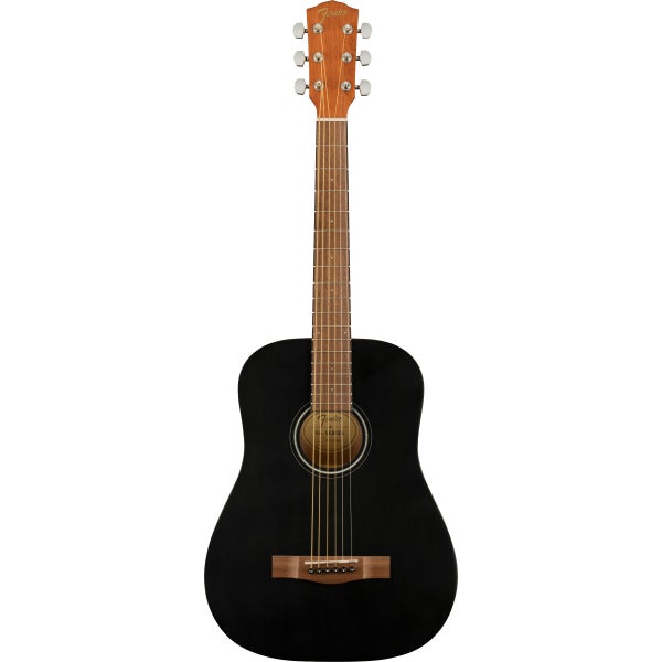 Fender FA-15 3/4 Steel Black guitare acoustique folk avec housse