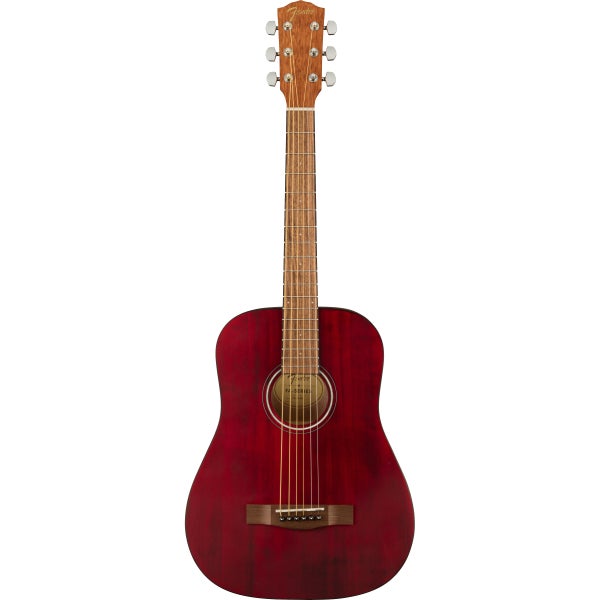 Fender FA-15 3/4 Steel Red guitare acoustique folk avec housse