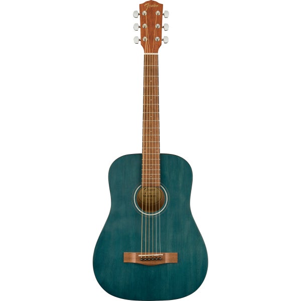 Fender FA-15 3/4 Steel Blue guitare acoustique folk avec housse