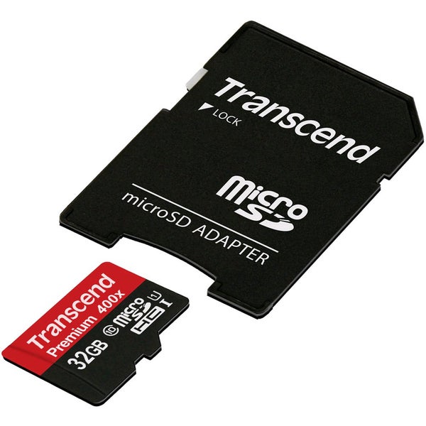 Transcend Premium 32GB MicroSDHC Class 10 U1 con adaptador SD