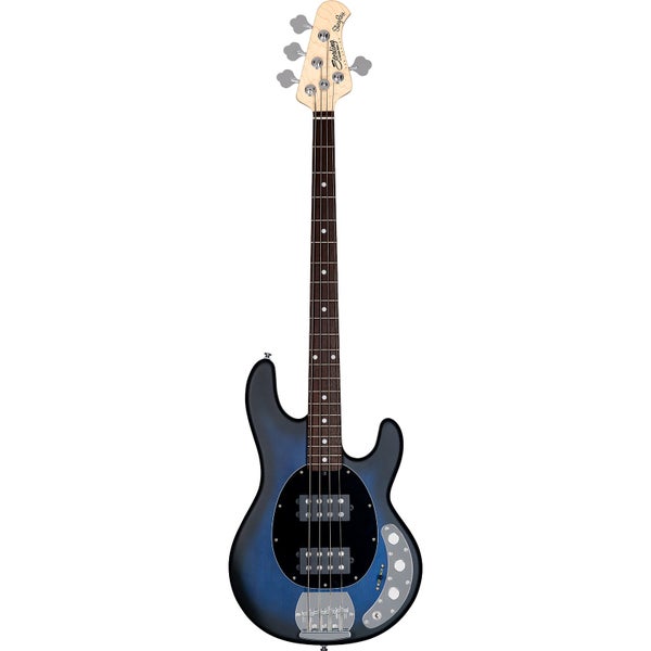 Sterling by Music Man StingRay Ray4 HH Pacific Blue Burst Satin basse électrique