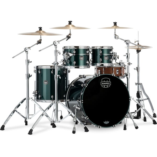 Mapex SE529XBPQ Saturn Evolution Birch Stage Rock Brunswick Green 4-Piece Shell Set