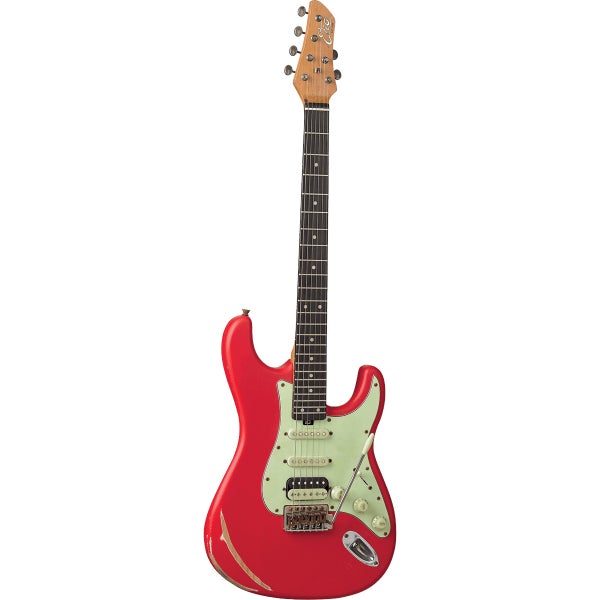 EKO Aire Relic Fiesta Red Electric Guitar