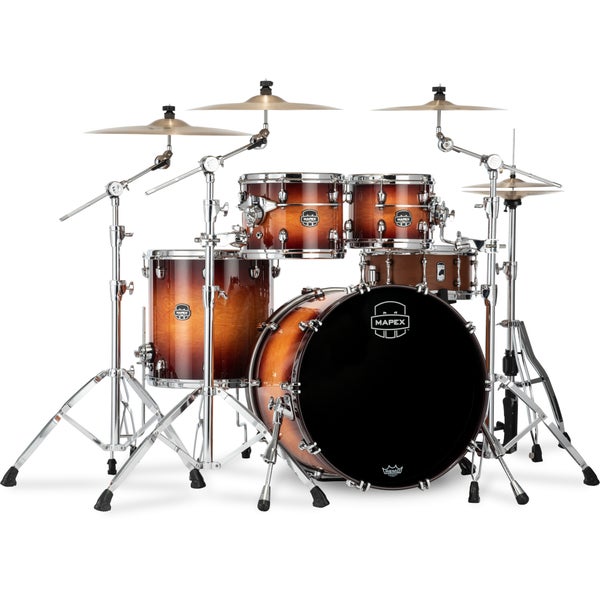 Mapex SE529XBPO Saturn Evolution Birch Stage Rock Exotic Sunburst 4-Piece Shell Set