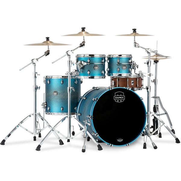 Mapex SE529XBPT Saturn Evo. Birch Stage Rock Exotic Azure Burst 4-Piece Shell Set