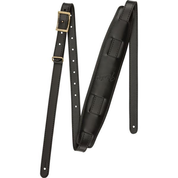 Fender Mustang Saddle Strap Black Guitar Strap