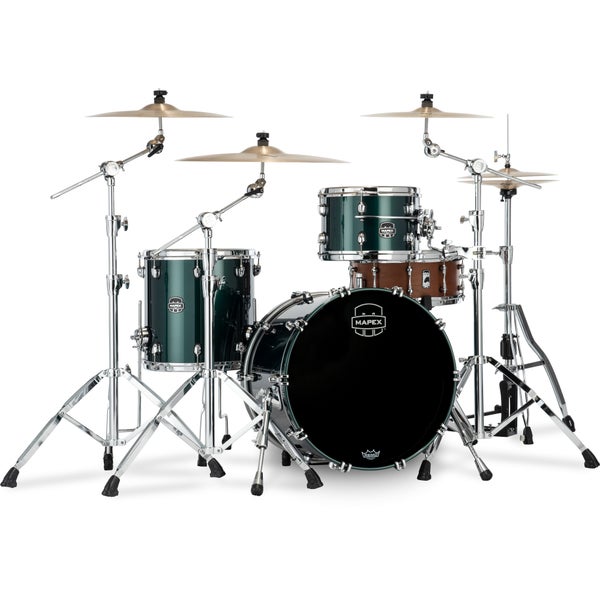 Mapex SE401XHPQ Saturn Evolution Hybrid Club Brunswick Green 3-Piece Shell Set