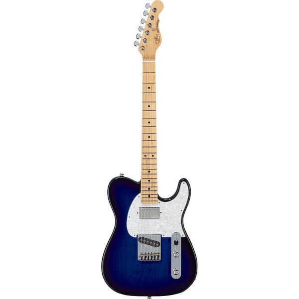 G&L Fullerton Deluxe ASAT Classic Bluesboy Blueburst MN Electric Guitar with Deluxe Gig Bag