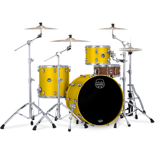 Mapex SE446XHPM Saturn Evo. Hybrid Rock Powerhouse Tuscan Yellow 3-Piece Shell Set