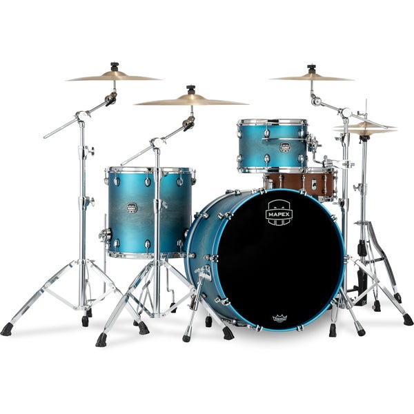 Mapex SE446XHPT Saturn Evo. Hybrid Rock Powerhouse Exotic Azure 3-Piece Shell Set