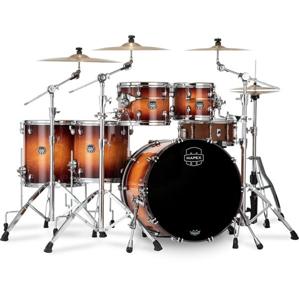 Mapex SE628XMPO Saturn Evolution Maple Stage+ Exotic Sunburst 5-Piece Shell Set