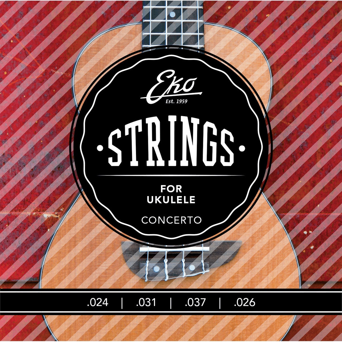 EKO Strings Ukulele Concerto Medium Concert Ukulele Strings | Bax Music