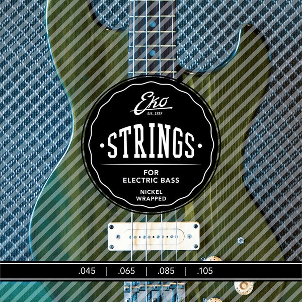 EKO EB45105M Electric Bass Guitar Strings (45 - 105)