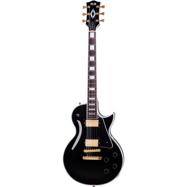 FGN Guitars Neo Classic LC10 Black Electric Guitar with Gig Bag