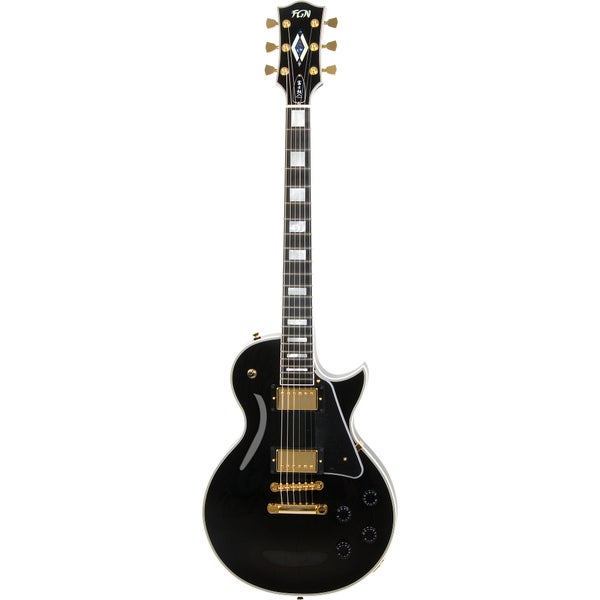 FGN Guitars Neo Classic LC20 Black Electric Guitar with Gig Bag