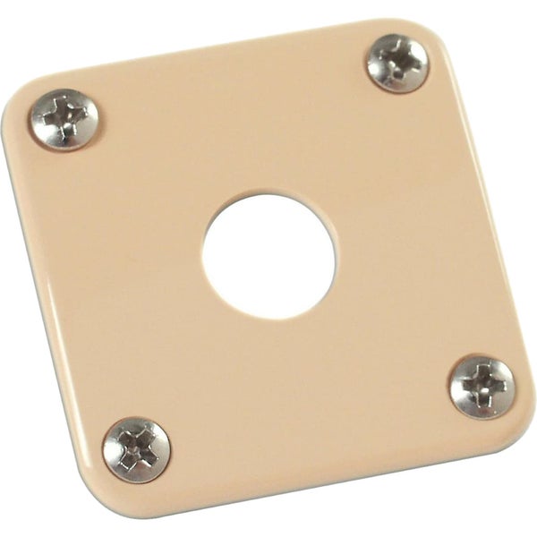 Gibson Plastic Jack Plate Cream pour guitare électrique
