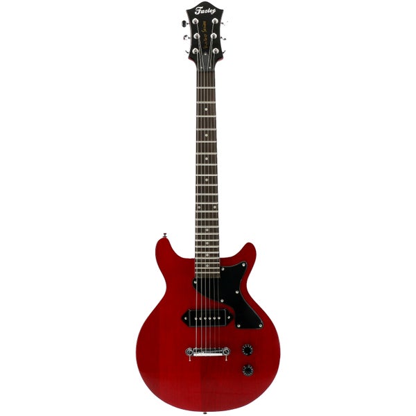 Fazley FDC418 Transparent Cherry Red Electric Guitar