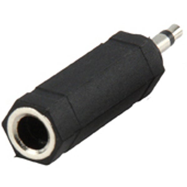 HQ AC-004 adaptador de 6,35 mm mono hembra a 3,5 mm mono macho 