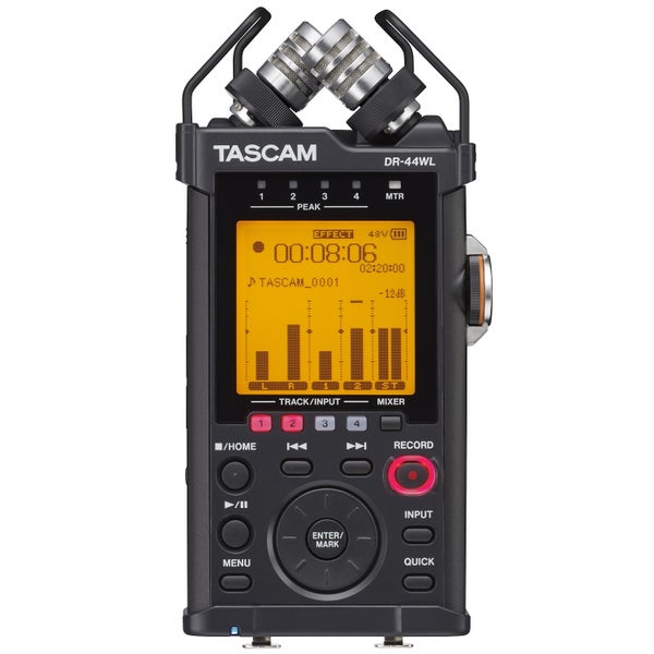 Tascam DR-44WLB 4-Track Field Recorder with WiFi