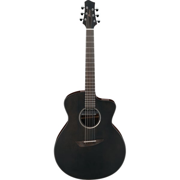 Ibanez JGM5 Black Satin Top Jon Gomm Signature guitare électro-acoustique avec housse