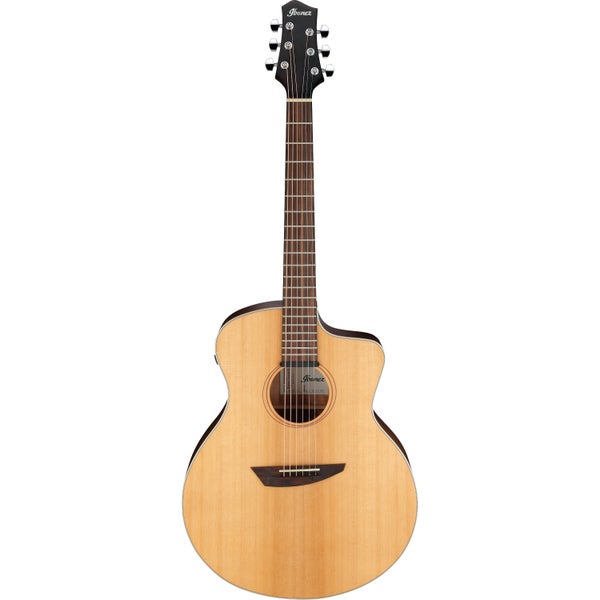 Ibanez PA230E Natural Satin Top guitare électro-acoustique avec housse