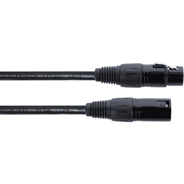 Cordial ED5FM 3-pin XLR DMX Cable, 5m