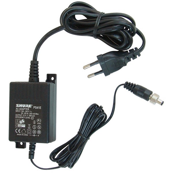 Shure PS41E alimentation secteur pour  LX, UC, SC, ULX et PSM