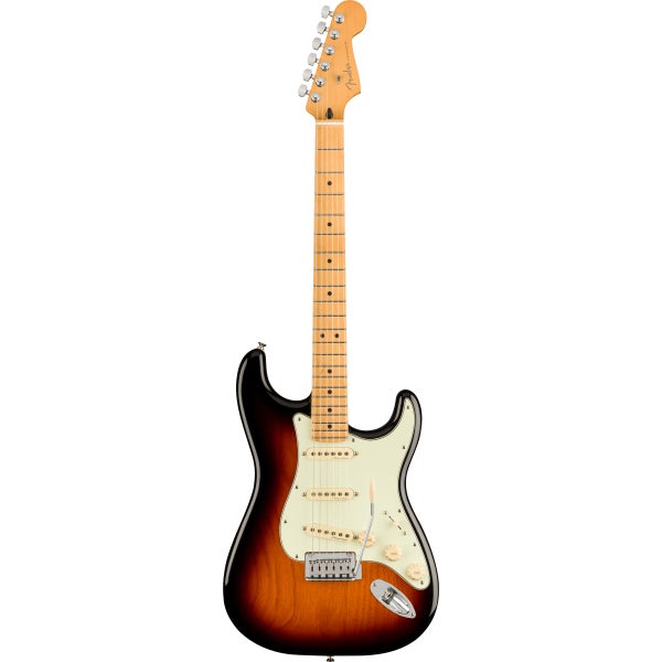Fender Player Plus Stratocaster MN 3-Color Sunburst Electric Guitar with Deluxe Gig Bag