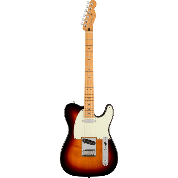 Fender Player Plus Telecaster MN 3-Color Sunburst Electric Guitar with Deluxe Gig Bag