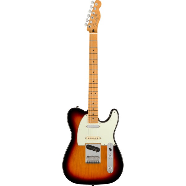 Fender Player Plus Nashville Telecaster MN 3-Color Sunburst Electric Guitar with Deluxe Gig Bag