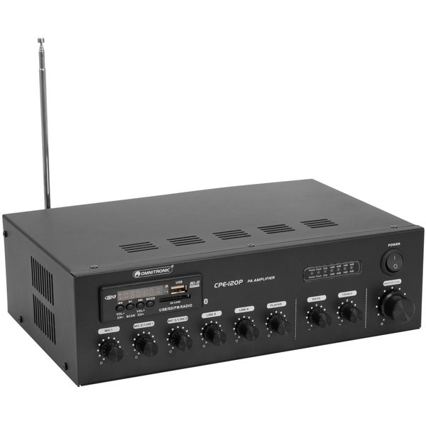 Omnitronic CPE-120P 70/100 Volt PA Mixer/Amplifier