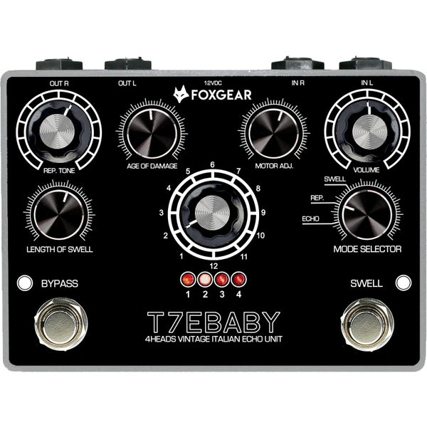Foxgear T7E Baby Vintage Echo Effects Pedal