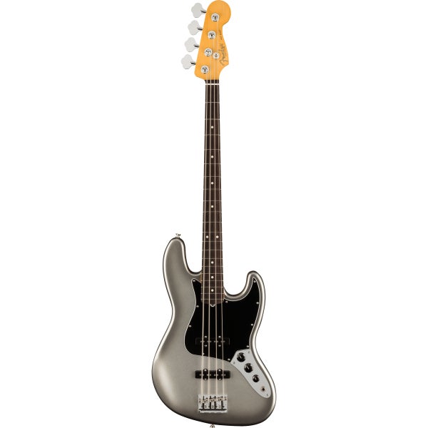 Fender American Professional II Jazz Bass Mercury RW Electric Bass Guitar with Case