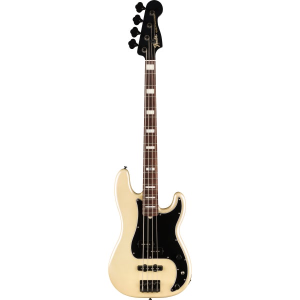 Fender Duff McKagan Deluxe Precision Bass RW White Pearl Electric Bass Guitar with Gig Bag