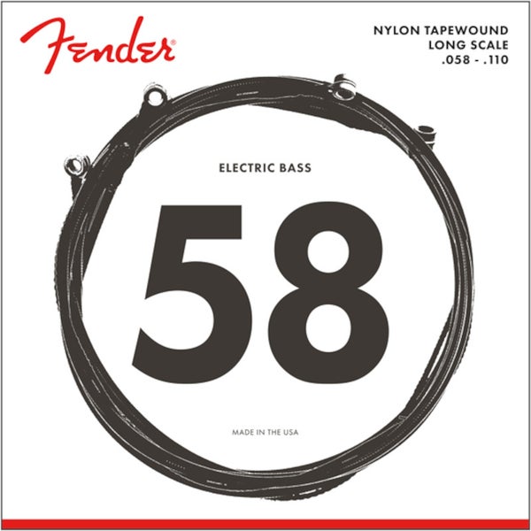 Fender 9120M Nylon Tapewound Electric Bass Guitar Strings