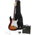Fazley FST118SB pack débutant guitare électrique Sunburst avec ampli