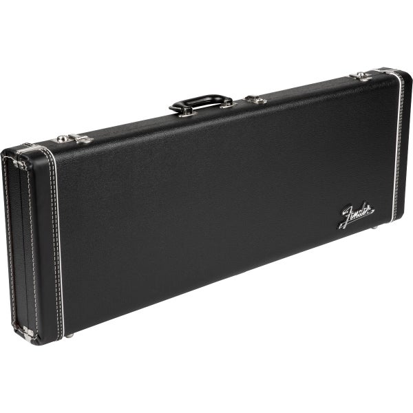 Fender G&G Deluxe Strat/Tele Hardshell Case Black/Orange Plush