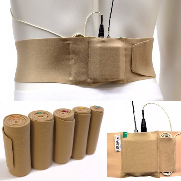 Ursa Straps Medium Waist Strap Small Pouch Beige ceinture pour émetteur de poche (100 cm)