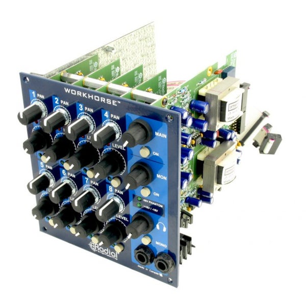 Radial WM8 8x2 500-Series Rack Mixer