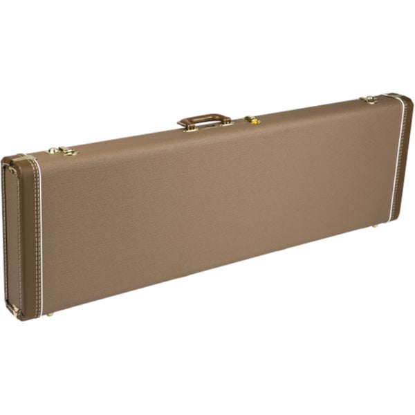 Fender G&G Deluxe Precision Bass Hardshell Case Brown/Gold Plush